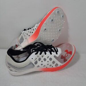 Under Armour Shakedown Elite Breeze Track Spikes Mens Size 10 Red Running Cleats